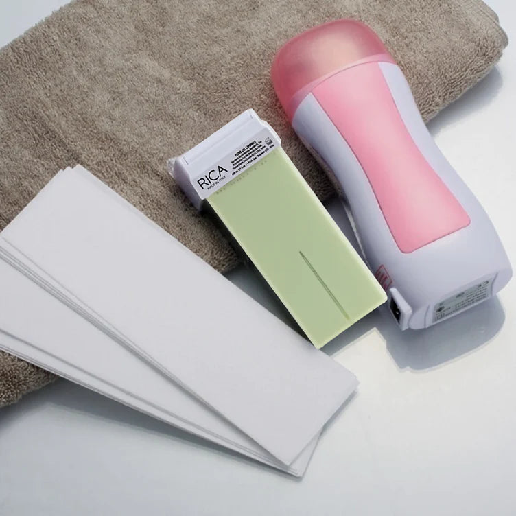 3-in-1 Electric Depilatory Roll On Wax Heater Roller Hair Removal Depilation machine