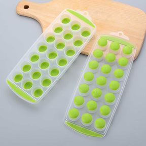 (Pack of 2) 21 Round Slots Diy Ice Cube Tray Summer Ice Mold Soft Silicone Ice Cream Tools - REVEL.PK