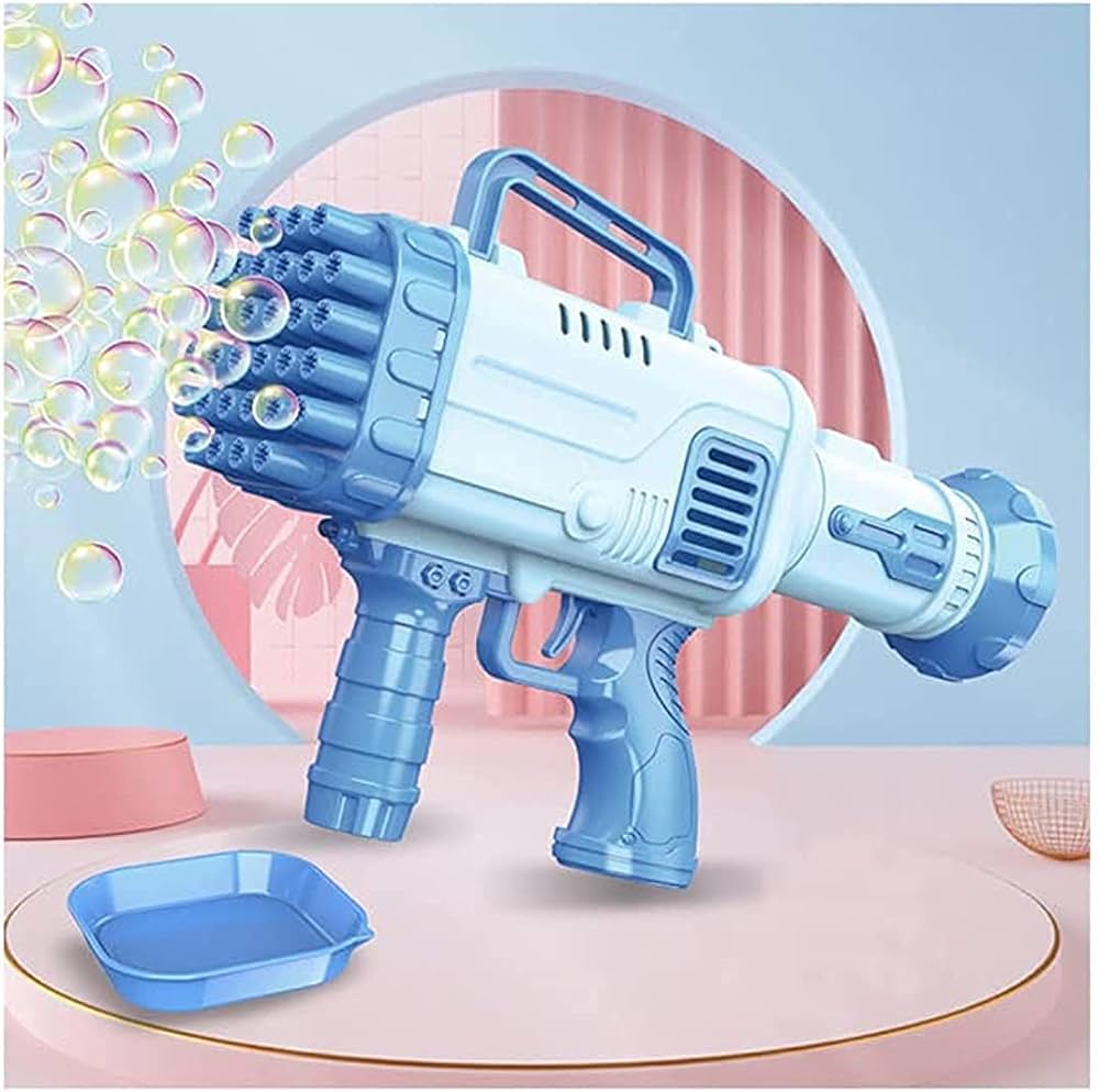 Bazooka Bubble Gun Bubble Maker Machine with 32 Holes