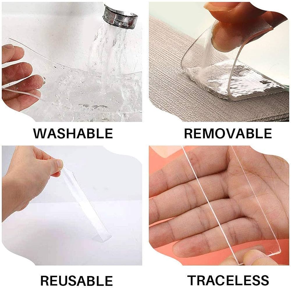 24mm Nano™ Magic Silicone Double Sided Waterproof Transparent Tape