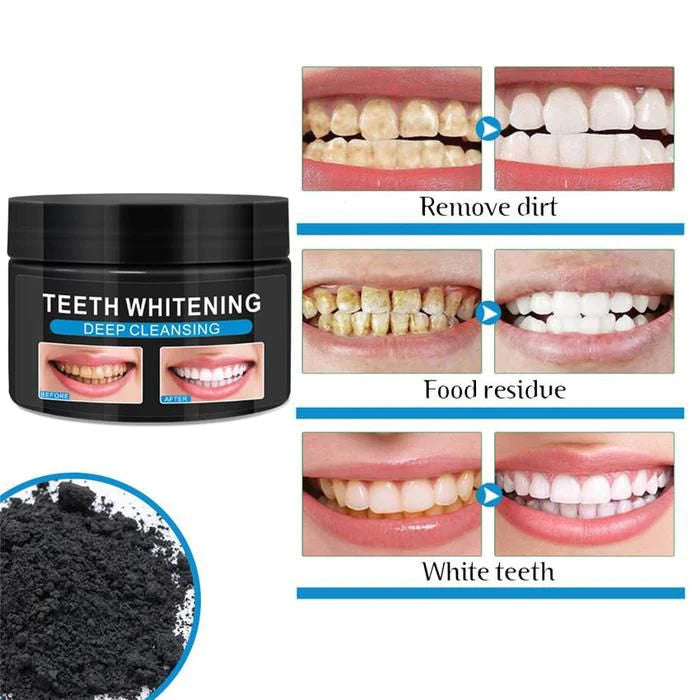 Teeth Whitening & Deep Cleansing Charcoal Powder 60g