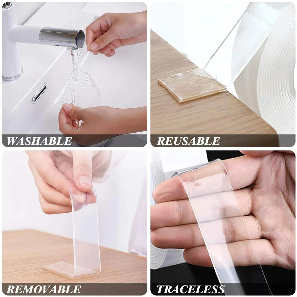 24mm Nano™ Magic Silicone Double Sided Waterproof Transparent Tape