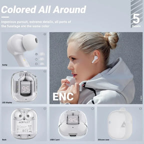 A31 Bluetooth Headphones with ENC Noise Canceling - FREE HOME DELIVERY