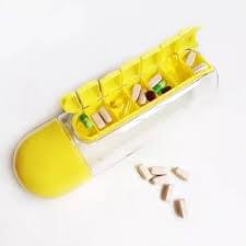 2 in 1 Medicine Holder Water Bottle Travelling Bottle