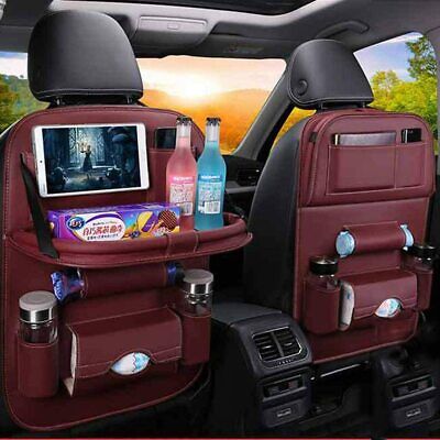 Pure Leather Car Back Seat Organizer