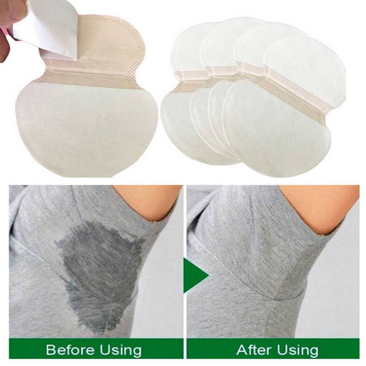 Large Disposable Underarm Sweat Pads for Women and Men, Sweat-Absorbing Pads Comfortable Unflavored, Non Visible