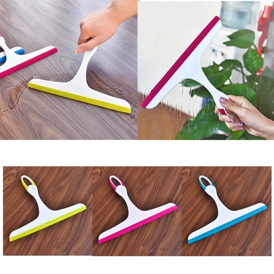 Practical Soft Glass Scraper Wiper Window Brush Cleaner Car Window Washing wiper 25x22cm