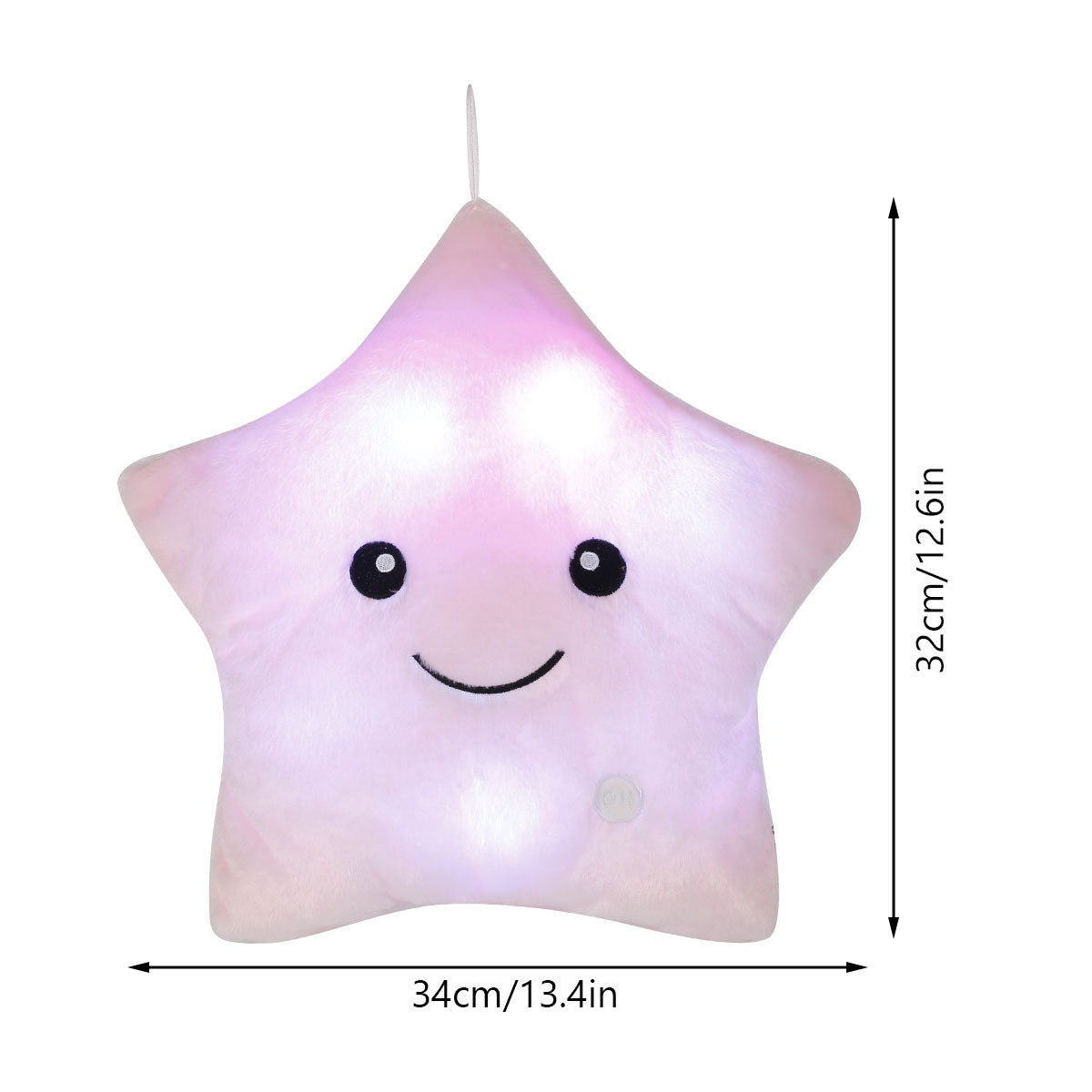 Soft Star Pillow With Glowing LED Light