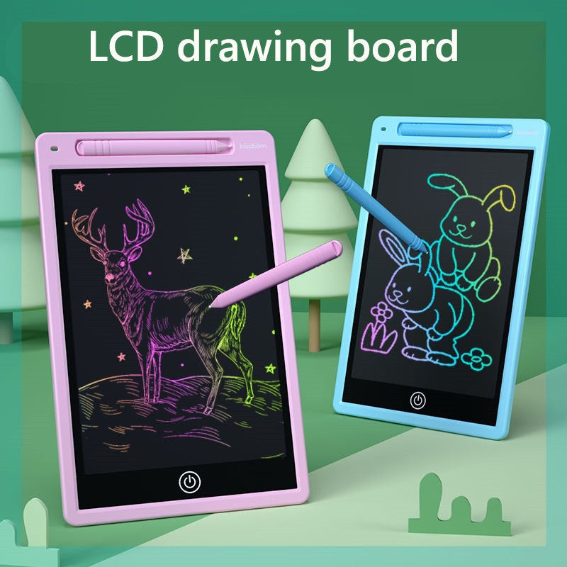 LCD Writing Tablet Pad For Kids Electric Drawing Board Digital Graphic Drawing Pad With Pen - REVEL.PK