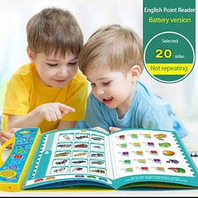 English Reading Musical Electronic Book, Early Education Activity Book with Sound & Music Features for Toddler Kids - REVEL.PK