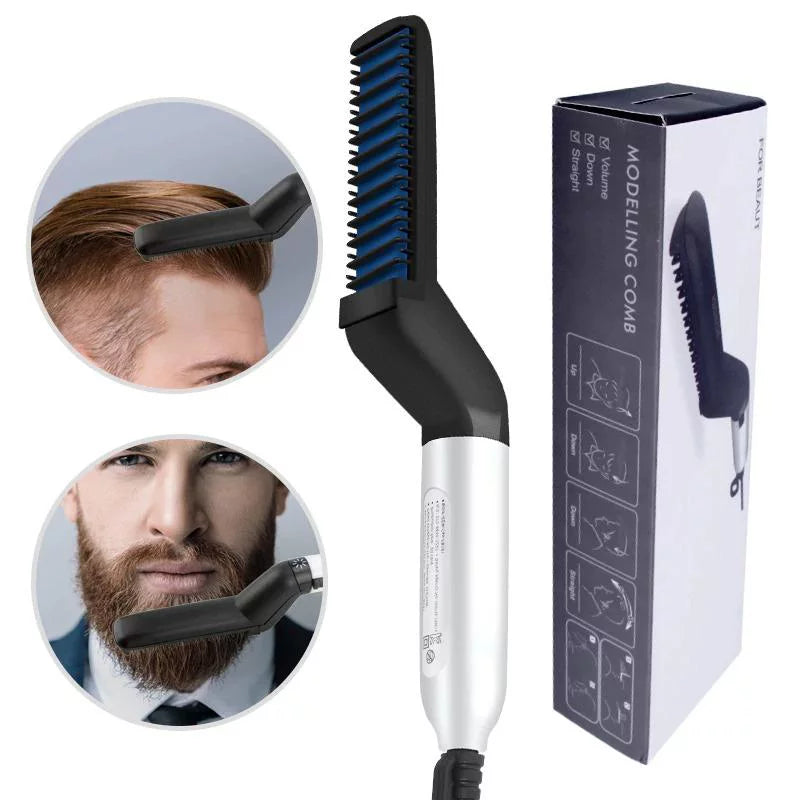 New Multi functional Hair Curling Curler Show Cap Tool brush Styling Accessories Men Quick Hair & Beard Straightener Styler Comb