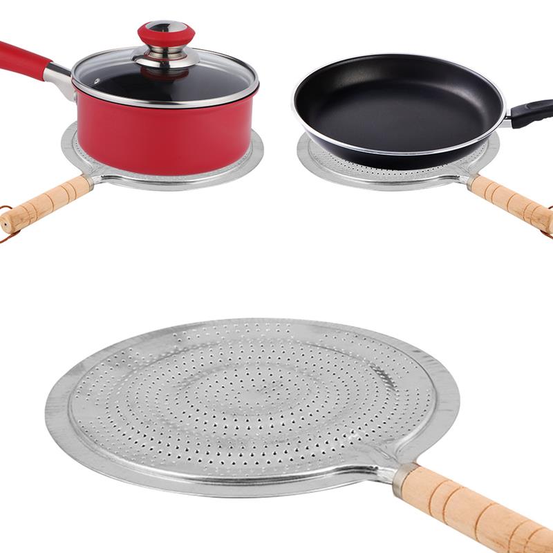 Simmer Ring Aluminum Heat Diffuser Distributer Pots Kitchen Double Boiler Gadget
