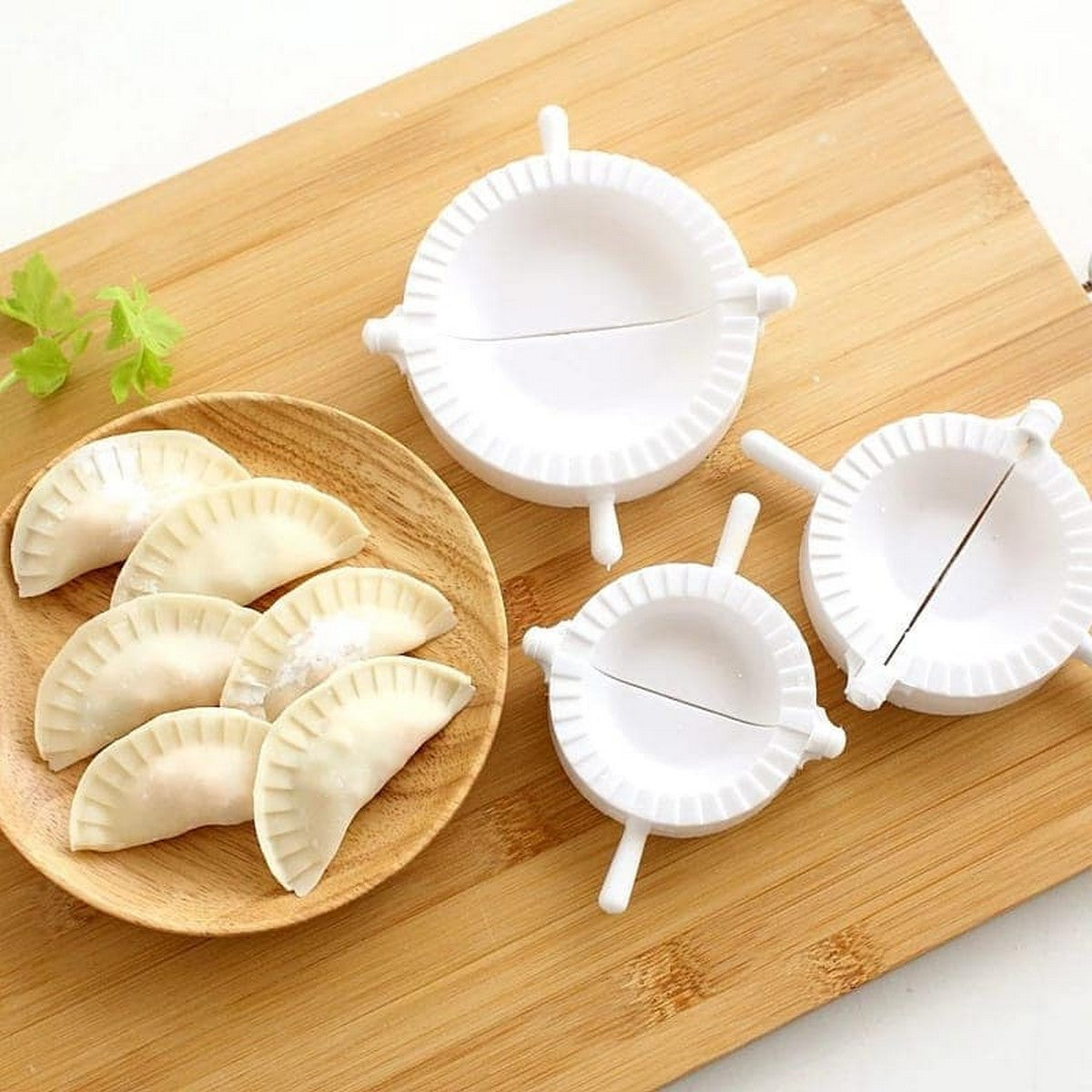 Pack of 3 Different Sizes Samosa Maker & Shaper - Dumpling Press Mold