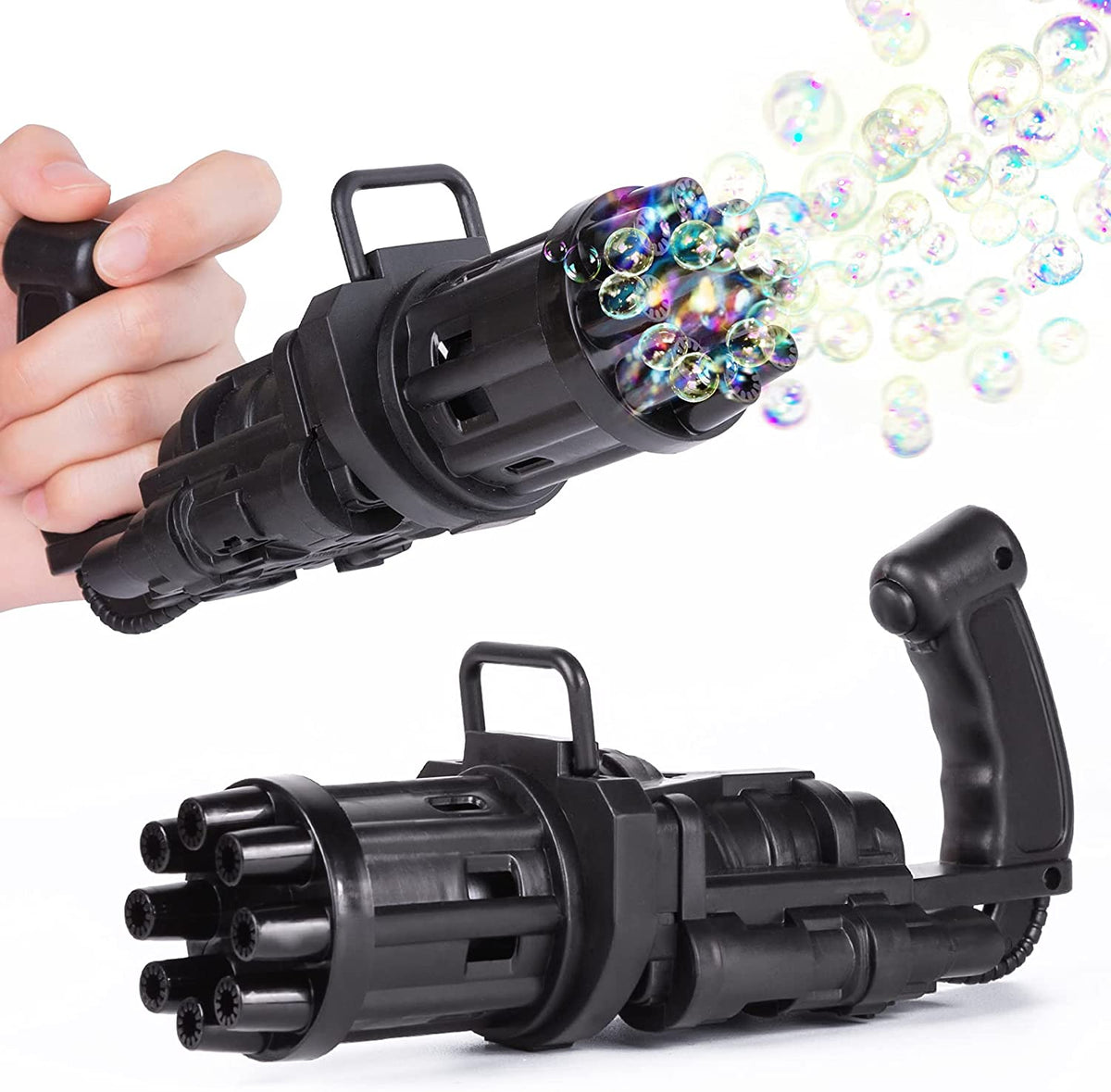 Gatling Automatic Water Bubble Gun Toy For Kids - REVEL.PK