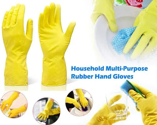 Rubber Washing Gloves for Kitchen Cleaning Use Dish Washing