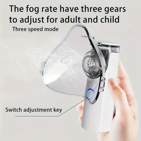 Portable Nebulizer - Nebulizer Machine for Adults and Kids, Mesh Nebulizer for Breathing Problems, Handheld Nebulizer