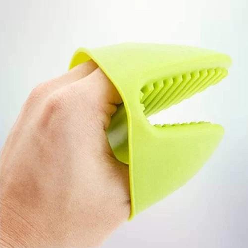 2 Pair(4PCS)  Silicone Heat Resistant Pot Holder Gloves hot pot holders Non Stick Anti-slip Pot Bowel Holder - REVEL.PK