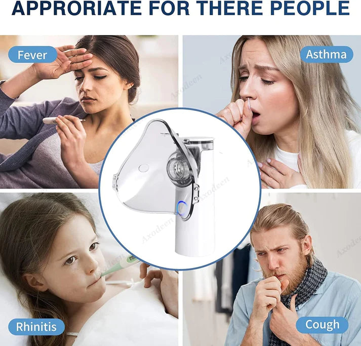 Portable Nebulizer - Nebulizer Machine for Adults and Kids, Mesh Nebulizer for Breathing Problems, Handheld Nebulizer