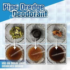Pipe Dredge Deodorant, Powerful Drain & Sink Cleaner Powder