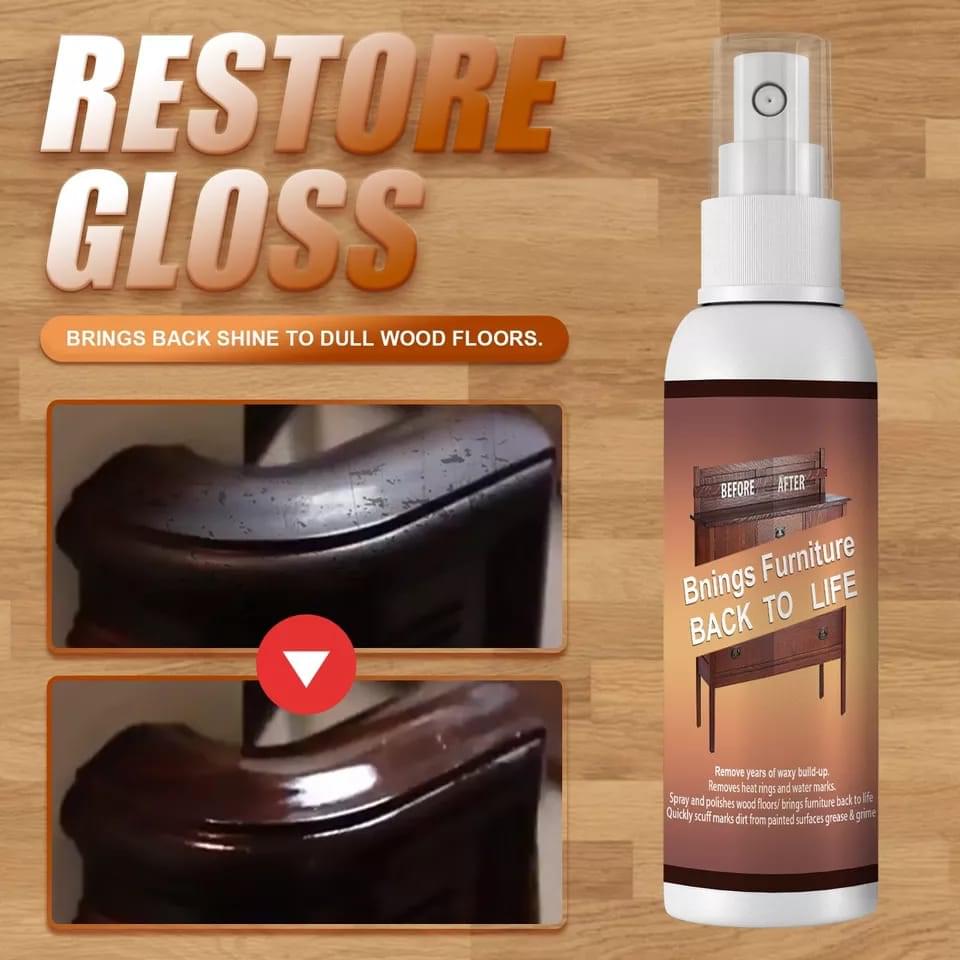 250ML New Scratch Repair Polish, Natural Shine Furniture Repair Tool, Wood Cleaner - REVEL.PK