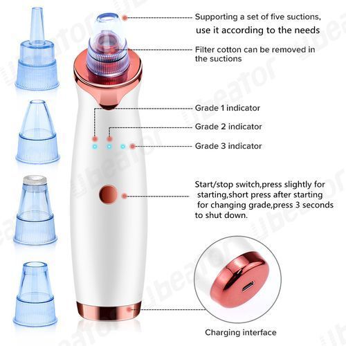 Electric USB Rechargeable Blackhead and Pore Remover