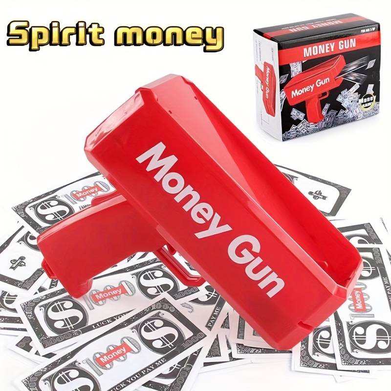 Supreme Money Gun Cash Cannon Make It Rain Gun Money Toy Gun