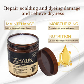 Keratin Hair Care Balance Hair Mask for Healthy Scalp 500ml