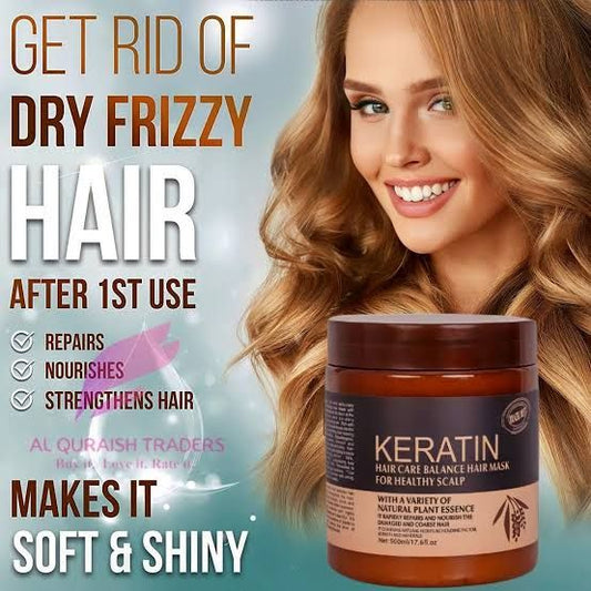 Keratin Hair Care Balance Hair Mask for Healthy Scalp 500ml