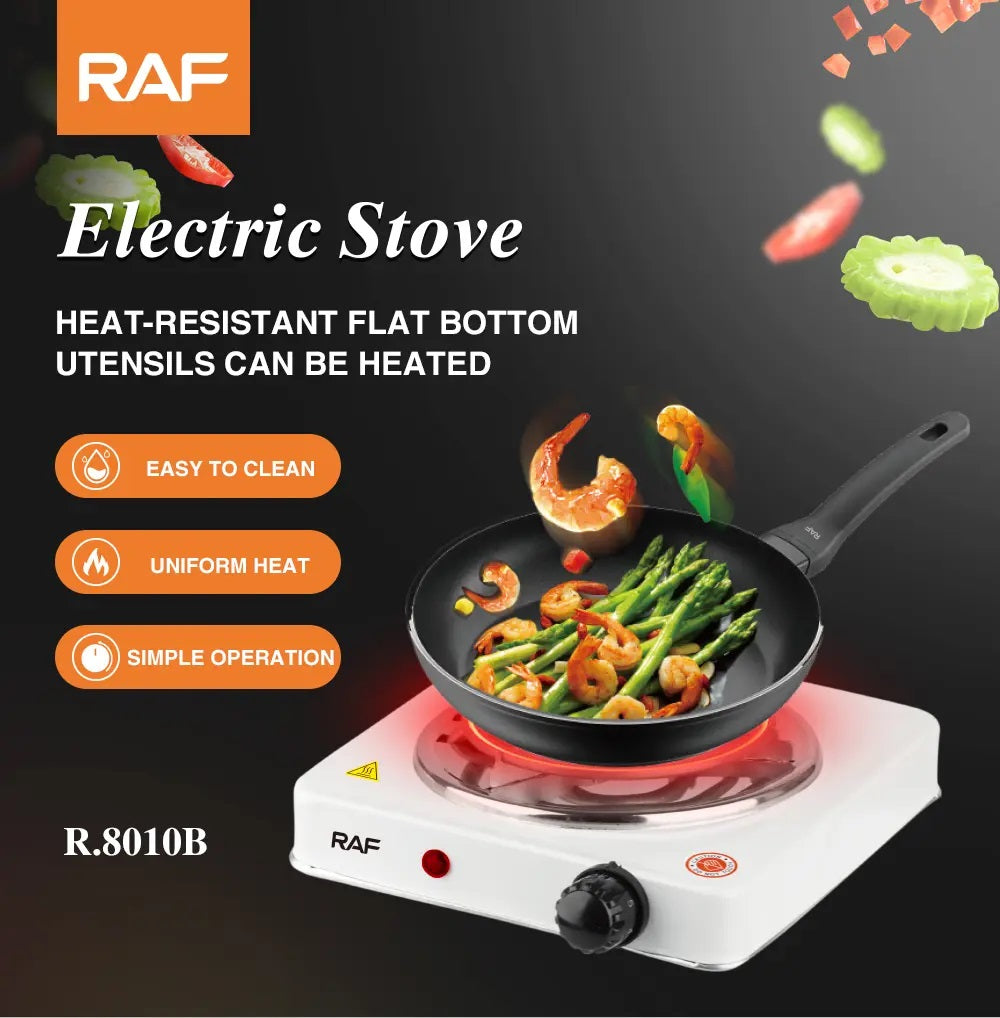 RAF Mini Electric Heater Stove, Hot Plate Electric Cooking Stove