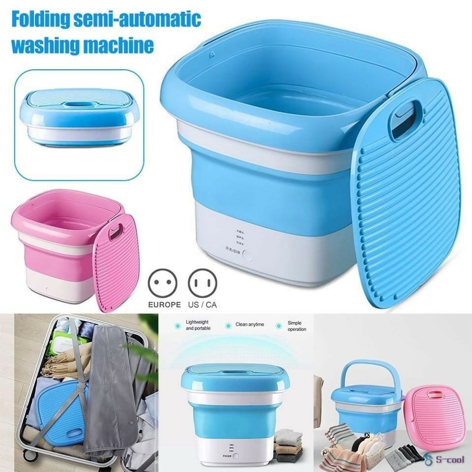 Portable Mini Folding Washing and Spin Dryer  Machine (Free home delivery)