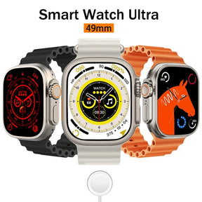 Y80 Ultra Smart Watch With 8 Straps  2.02inch Special Package Smartwatch