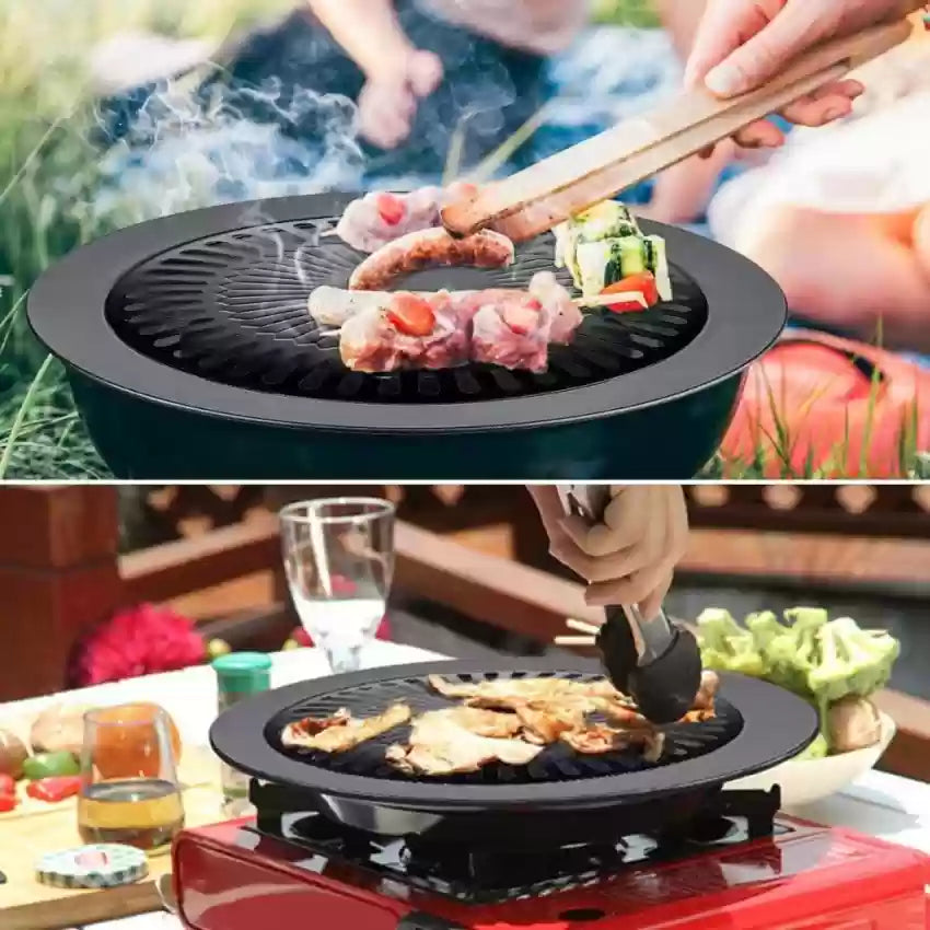 BBQ Grill Pan - Stove-Top BBQ Grill Pan