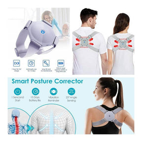 Rechargeable  Smart Sensor Posture Upper Back Brace Support for Men and Women Pain Relief