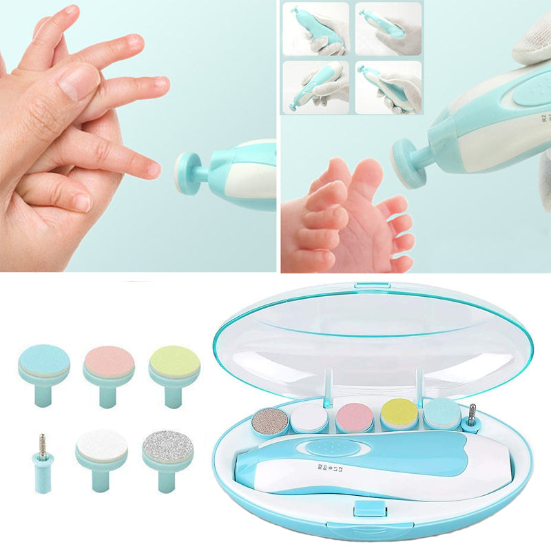 6 in 1 Baby Nail Clipper Nail Cutter Manicure & Pedicure - Newborn to Adult Portable Versatile Newborn Toddler Nail Care Clipper Toes Fingernails Care Trimmer Set