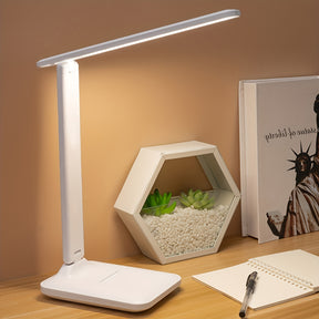 LED Eye Protection Foldable Study Reading Lamp 6000mAh USB Rechargeable Desk Lamp Dimmable