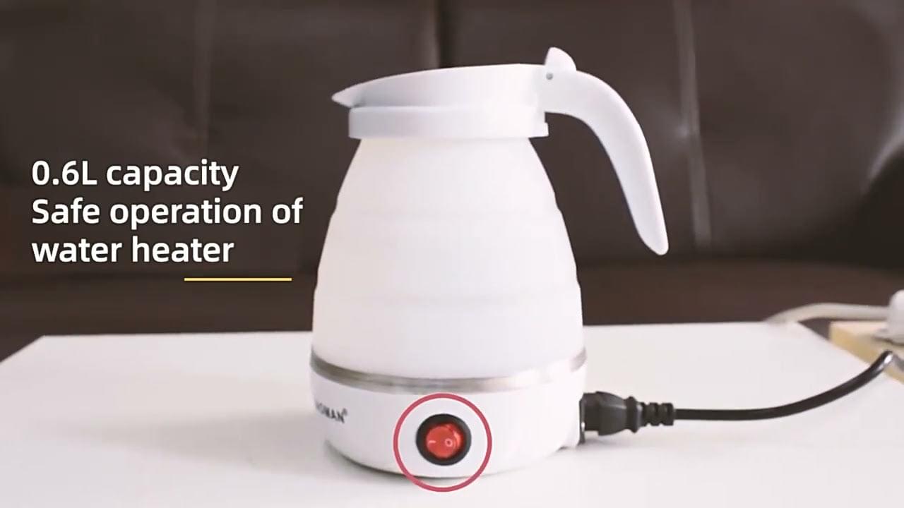 600ML-Portable Electric Kettle | Electronic Kettle | Kettle & Cord | Travelling Kettle