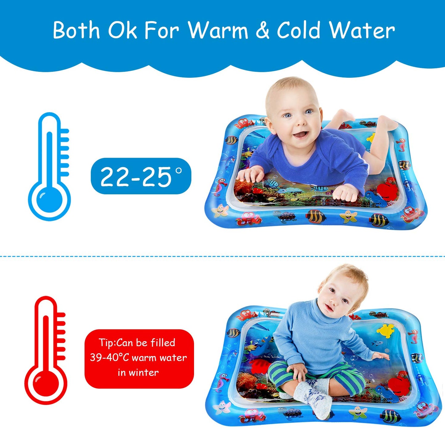 Baby Tummy Time Water Play Mat