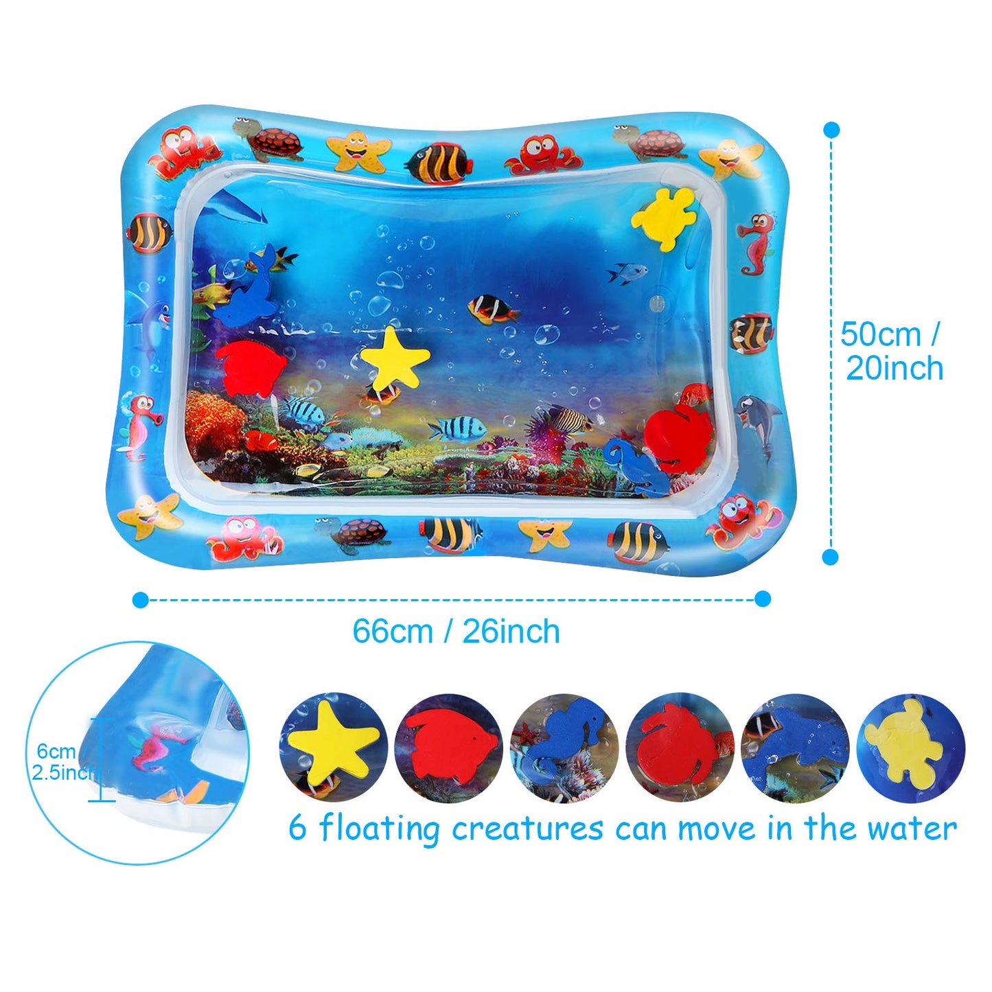 Baby Tummy Time Water Play Mat