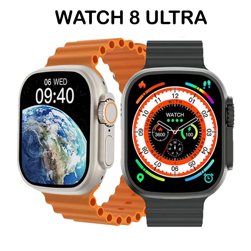 Y80 Ultra Smart Watch With 8 Straps  2.02inch Special Package Smartwatch