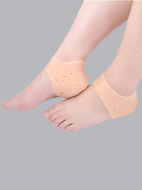 2 Pair (4PCS) Silicone Heel Protector, Anti Crack Heel Protector