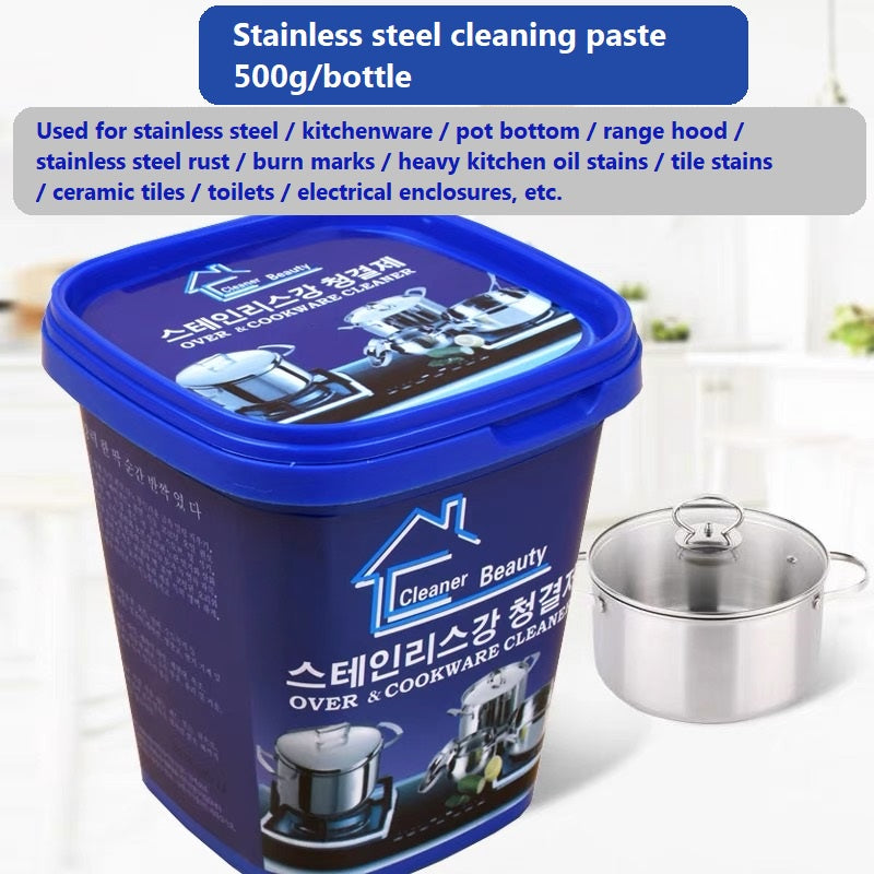 Kitchen Cleaning Paste - Cookware Cleaner Stainless Steel - 500gm - REVEL.PK