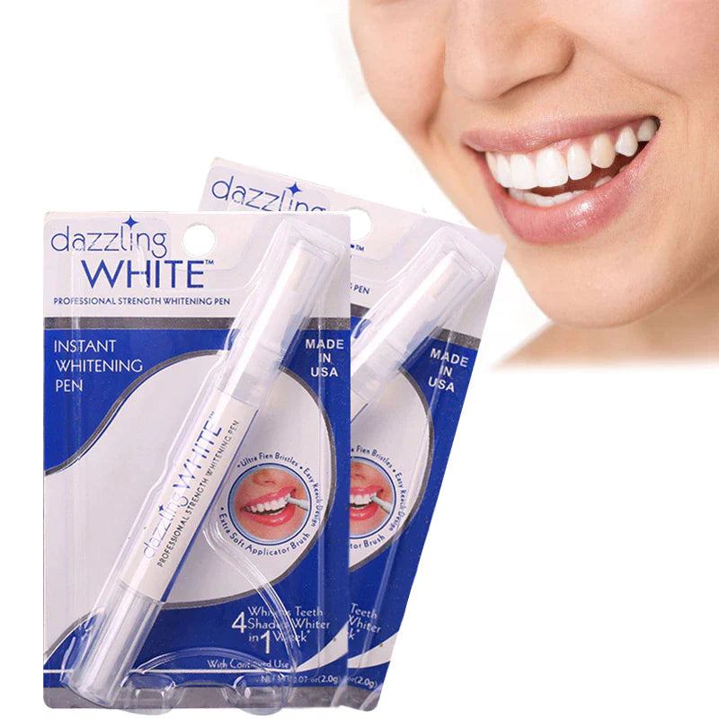 Dazzling White Instant Teeth Whitening Pen Cleaning Remove Stains Teeth Professional Whitening Pen - REVEL.PK