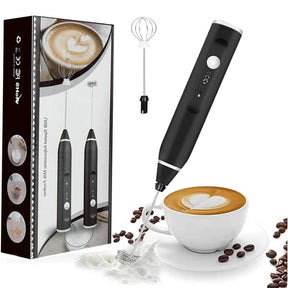 Rechargeable Coffee Beater & Egg Beater – Milk Frother Makes Perfect Foam – Milk & Coffee Whisk Mixer