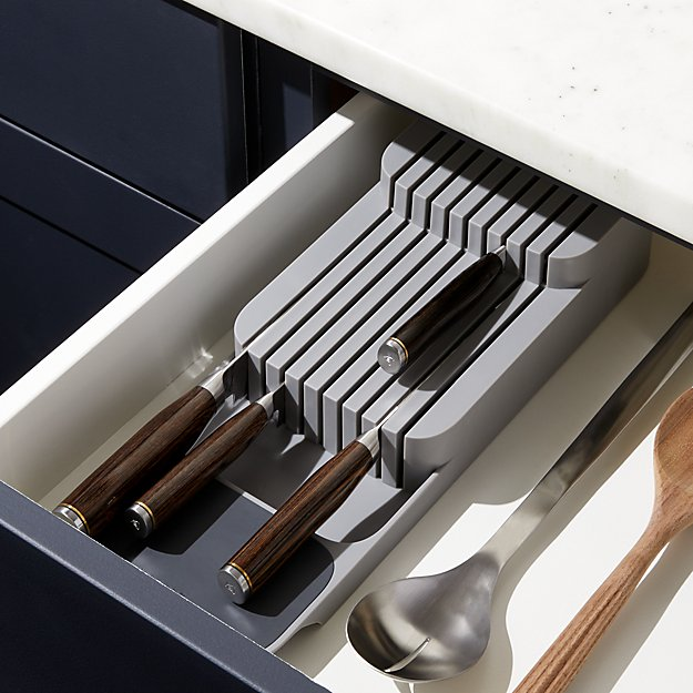 Drawer Store Organizer Tray For Knifes