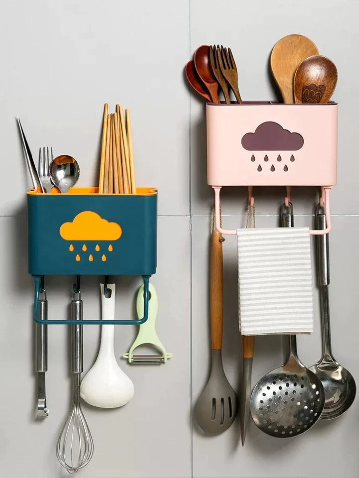 Wall Mounted Spoon And Cutlery Holder