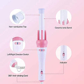 Automatic Ceramic Hair Curler Spin 360° Rotating Hair Styling Roller Auto Wavy Iron 30s Instant Ceramic Heat Wand