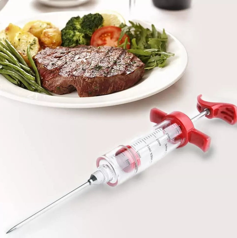 BBQ Meat Flavor Injector Needle Marinade Injector Chicken Flavor - REVEL.PK