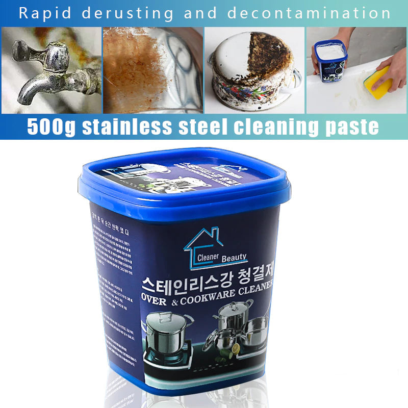 Kitchen Cleaning Paste - Cookware Cleaner Stainless Steel - 500gm