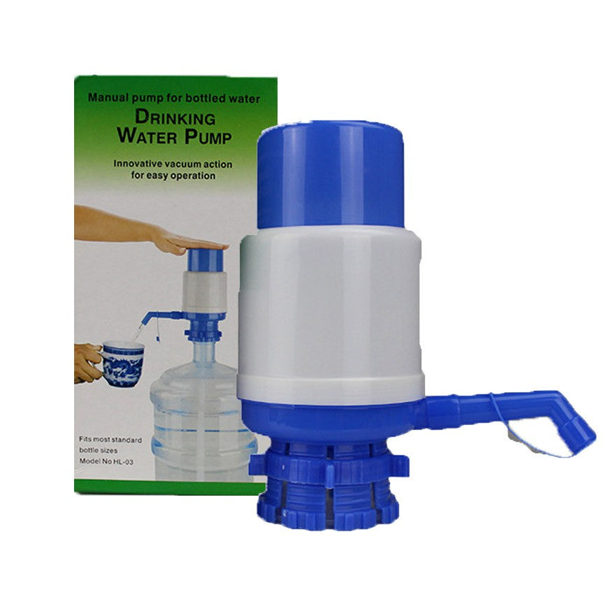 Portable Bottled Water Pump Plastic Manual Hand Press Drinking Water Dispenser Hand Press Water Pump