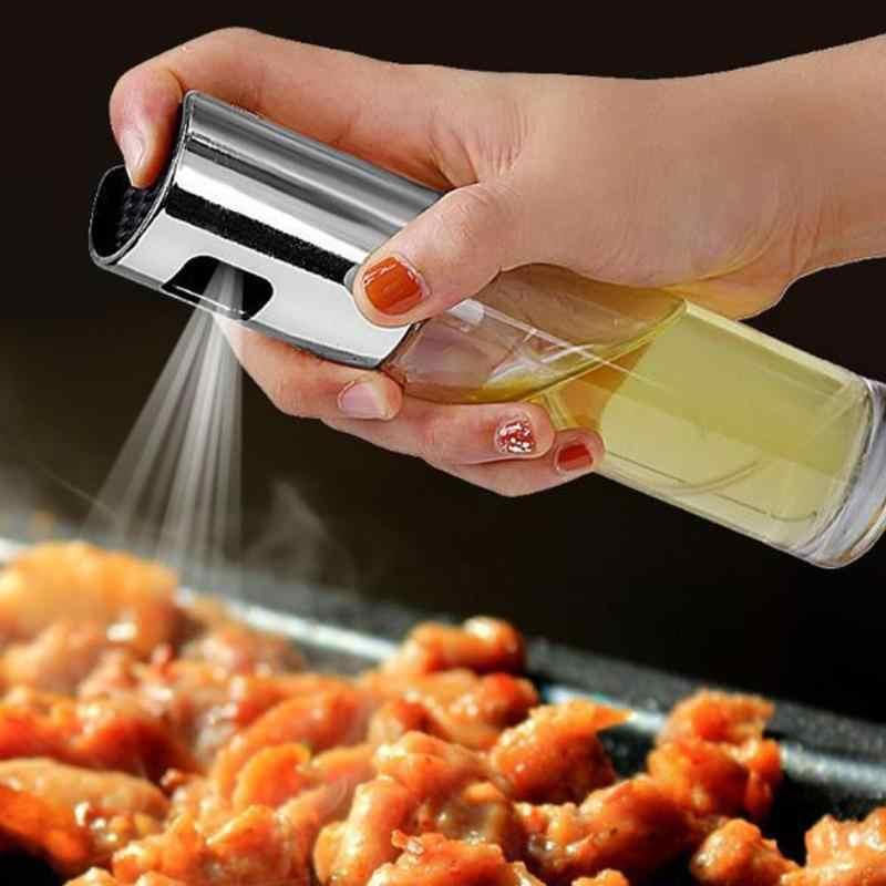 Stainless Steel Olive Oil Vinegar Sprayer Oil Spray Bottle Dispenser for Kitchen 100 ML